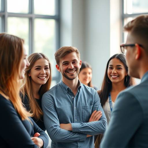 Students actively participating in an interviewer training course